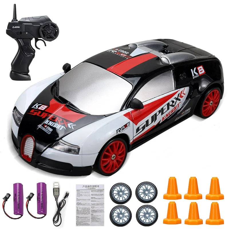 Remote Control 2.4G High Speed Drift Rc Car 4WD AE86 Model GTR Vehicle Car RC Toy Racing Cars Toy for Children Birthday Gift