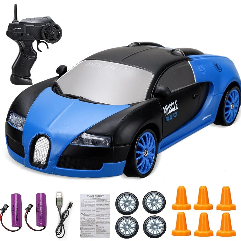 Remote Control 2.4G High Speed Drift Rc Car 4WD AE86 Model GTR Vehicle Car RC Toy Racing Cars Toy for Children Birthday Gift