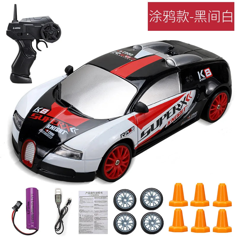Remote Control 2.4G High Speed Drift Rc Car 4WD AE86 Model GTR Vehicle Car RC Toy Racing Cars Toy for Children Birthday Gift