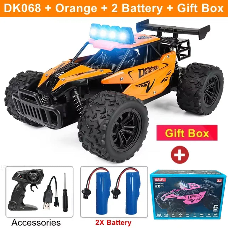 1:16 RC Car Remote Control Cars 2WD Radio Buggy Truck Drift Racing Climbing off Road Vehicle Outdoor Toy for Boy Kid Children