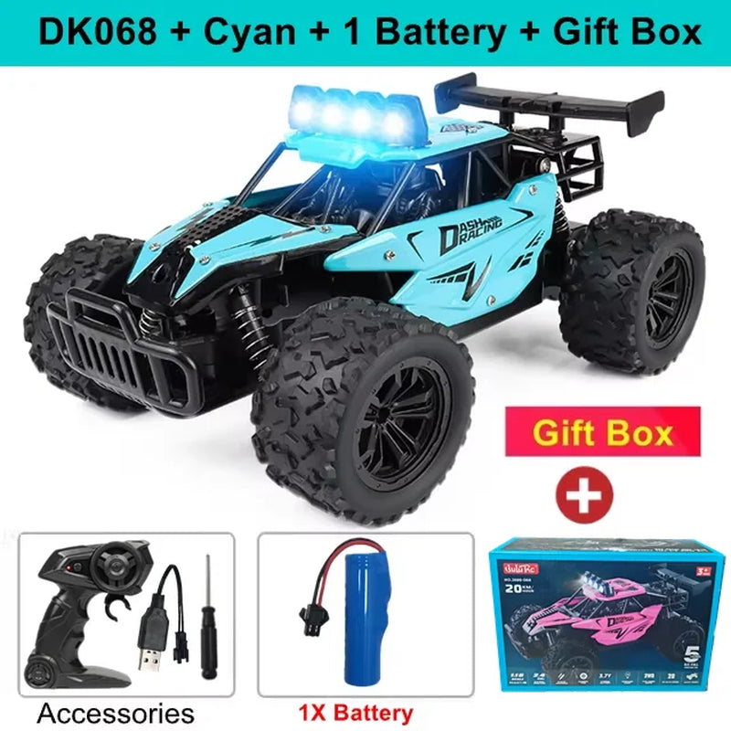 1:16 RC Car Remote Control Cars 2WD Radio Buggy Truck Drift Racing Climbing off Road Vehicle Outdoor Toy for Boy Kid Children