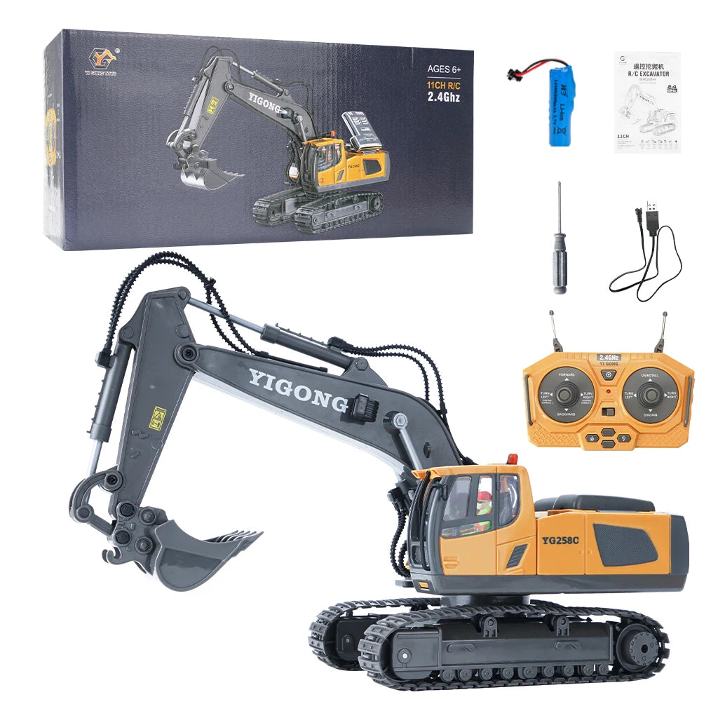 RC Car Children Toys Remote Control Car Toys for Boys Radio Control Excavator Dump Truck Bulldozer Electric Car Kids Toys Gift