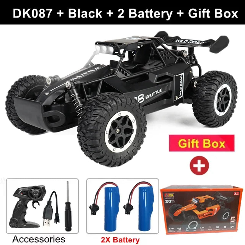 1:16 RC Car Remote Control Cars 2WD Radio Buggy Truck Drift Racing Climbing off Road Vehicle Outdoor Toy for Boy Kid Children