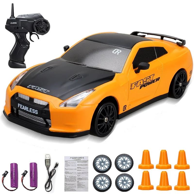 Remote Control 2.4G High Speed Drift Rc Car 4WD AE86 Model GTR Vehicle Car RC Toy Racing Cars Toy for Children Birthday Gift