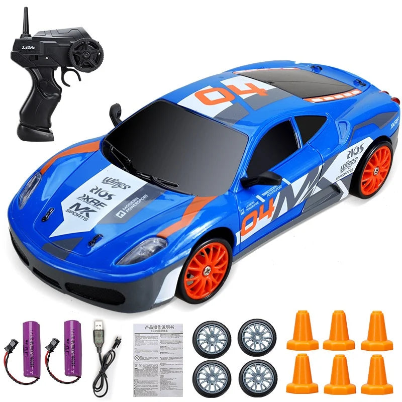 Remote Control 2.4G High Speed Drift Rc Car 4WD AE86 Model GTR Vehicle Car RC Toy Racing Cars Toy for Children Birthday Gift