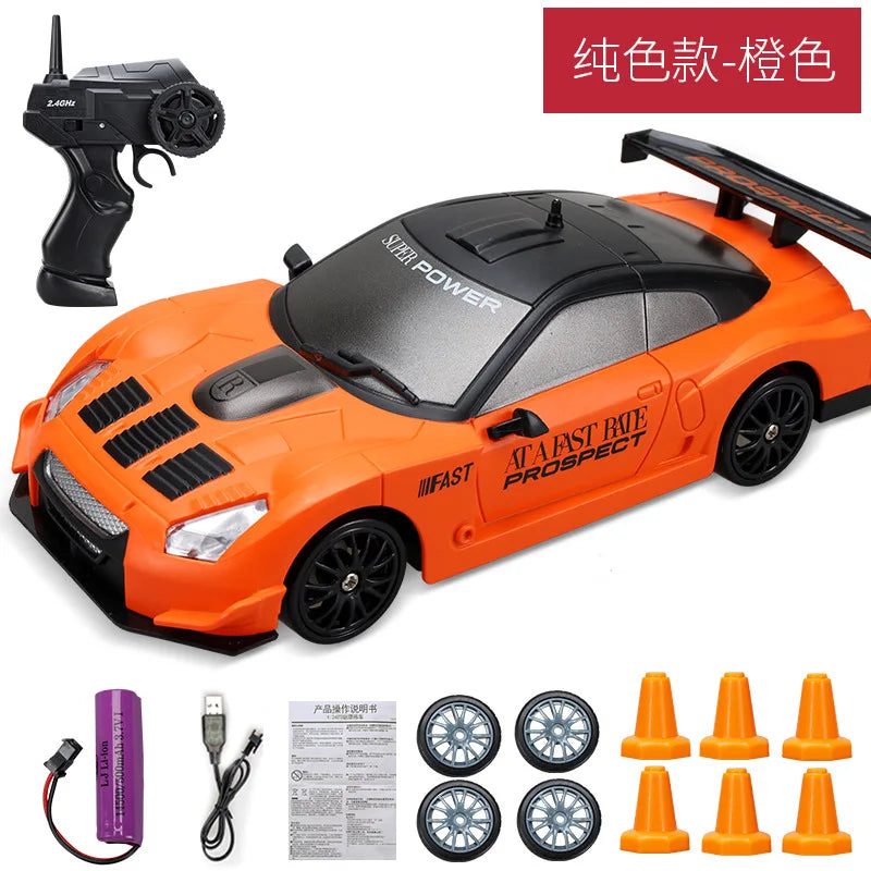 Remote Control 2.4G High Speed Drift Rc Car 4WD AE86 Model GTR Vehicle Car RC Toy Racing Cars Toy for Children Birthday Gift