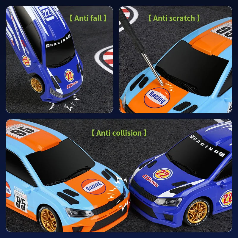 New JJRC Q233 Rc Car Mini 1/64 4Wd Drift Racing Cars with Lighting High Speed Remote Control Car Toys Children Birthday Gifts