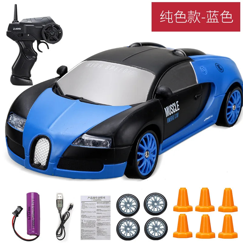 Remote Control 2.4G High Speed Drift Rc Car 4WD AE86 Model GTR Vehicle Car RC Toy Racing Cars Toy for Children Birthday Gift