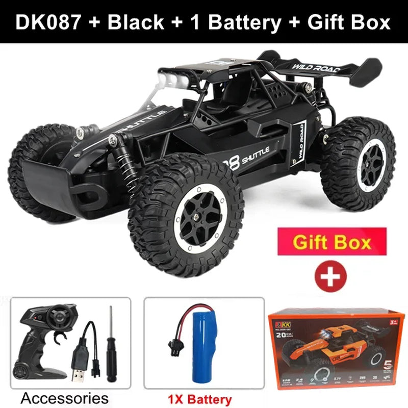 1:16 RC Car Remote Control Cars 2WD Radio Buggy Truck Drift Racing Climbing off Road Vehicle Outdoor Toy for Boy Kid Children