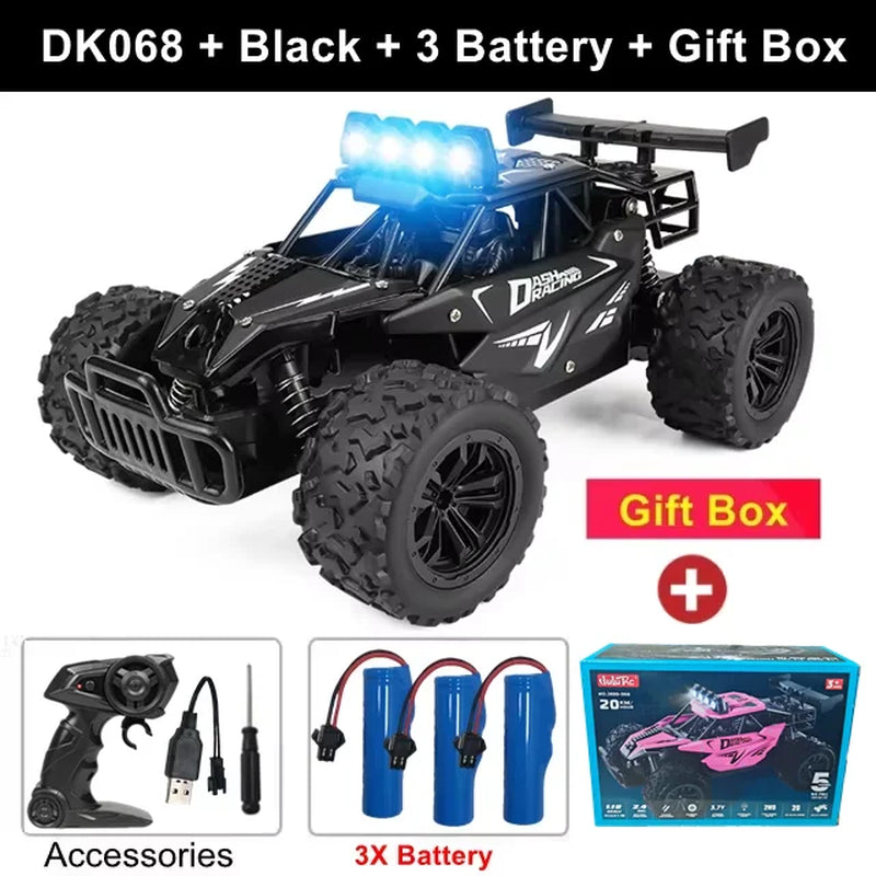1:16 RC Car Remote Control Cars 2WD Radio Buggy Truck Drift Racing Climbing off Road Vehicle Outdoor Toy for Boy Kid Children
