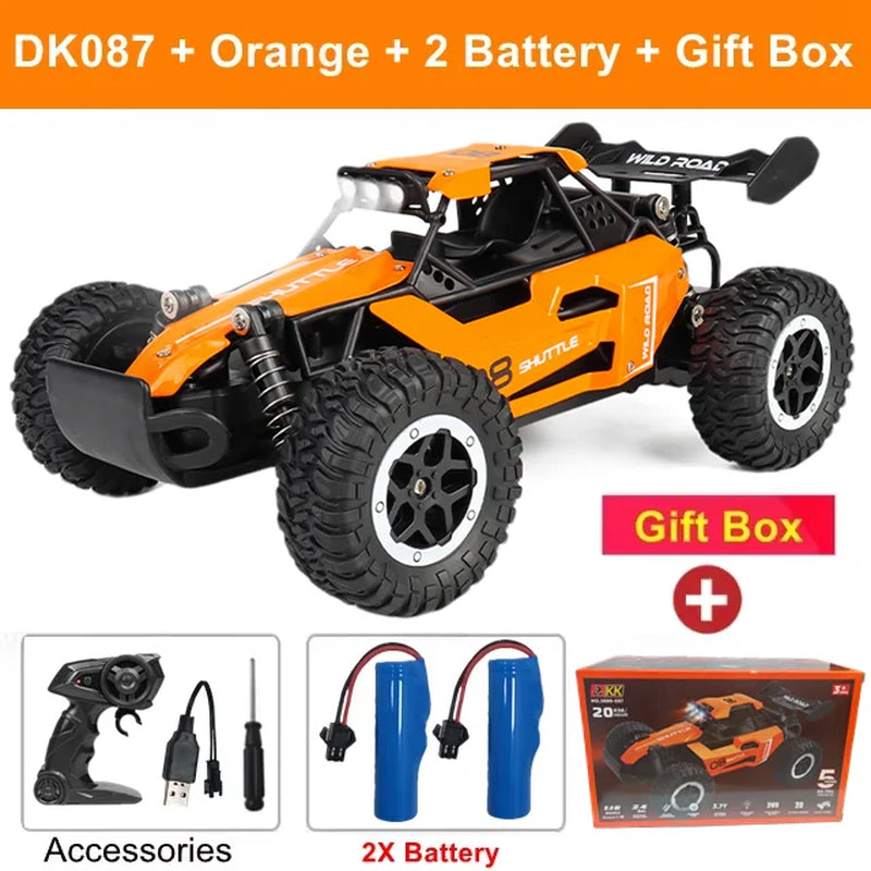1:16 RC Car Remote Control Cars 2WD Radio Buggy Truck Drift Racing Climbing off Road Vehicle Outdoor Toy for Boy Kid Children