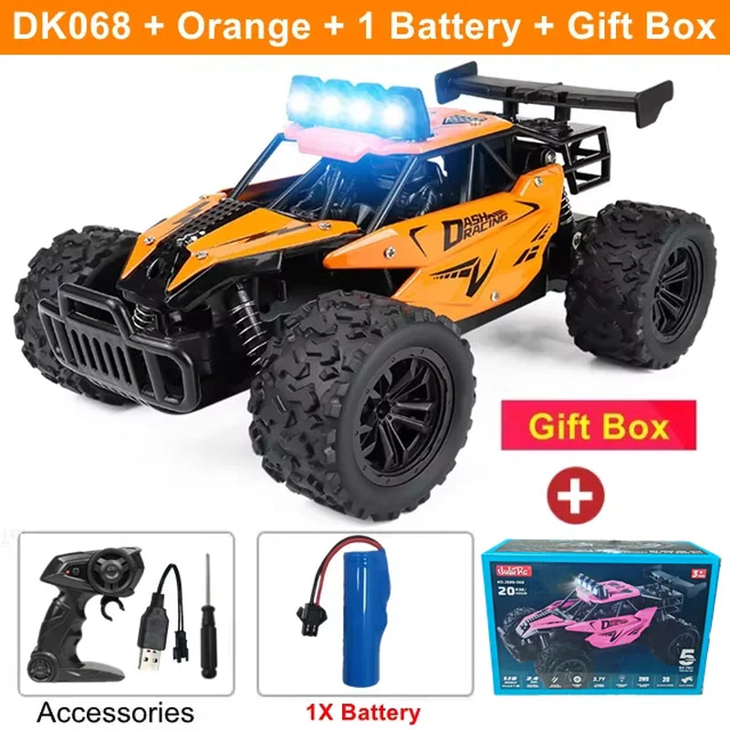 1:16 RC Car Remote Control Cars 2WD Radio Buggy Truck Drift Racing Climbing off Road Vehicle Outdoor Toy for Boy Kid Children
