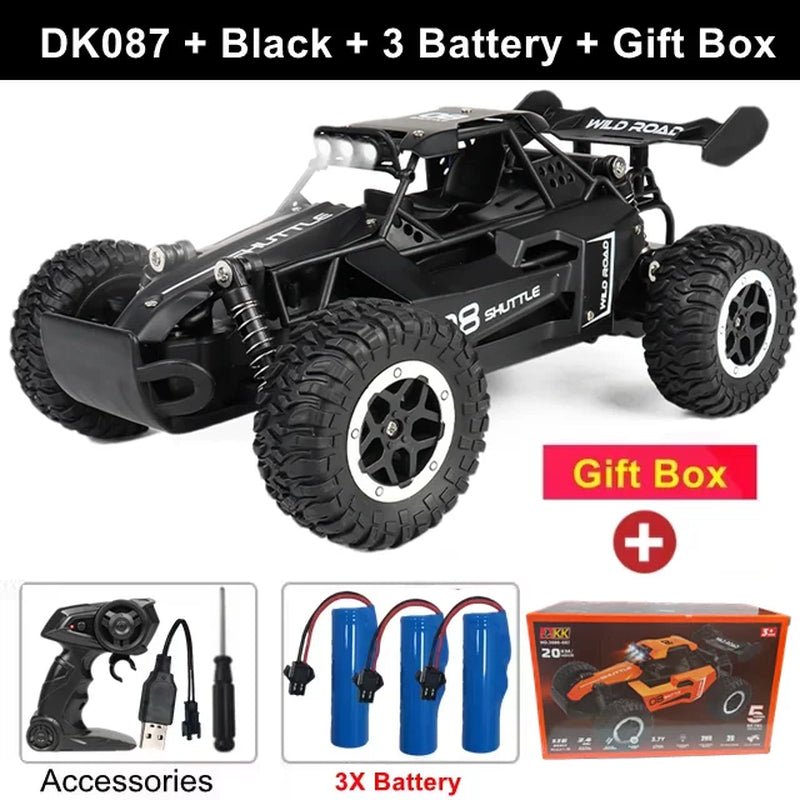 1:16 RC Car Remote Control Cars 2WD Radio Buggy Truck Drift Racing Climbing off Road Vehicle Outdoor Toy for Boy Kid Children