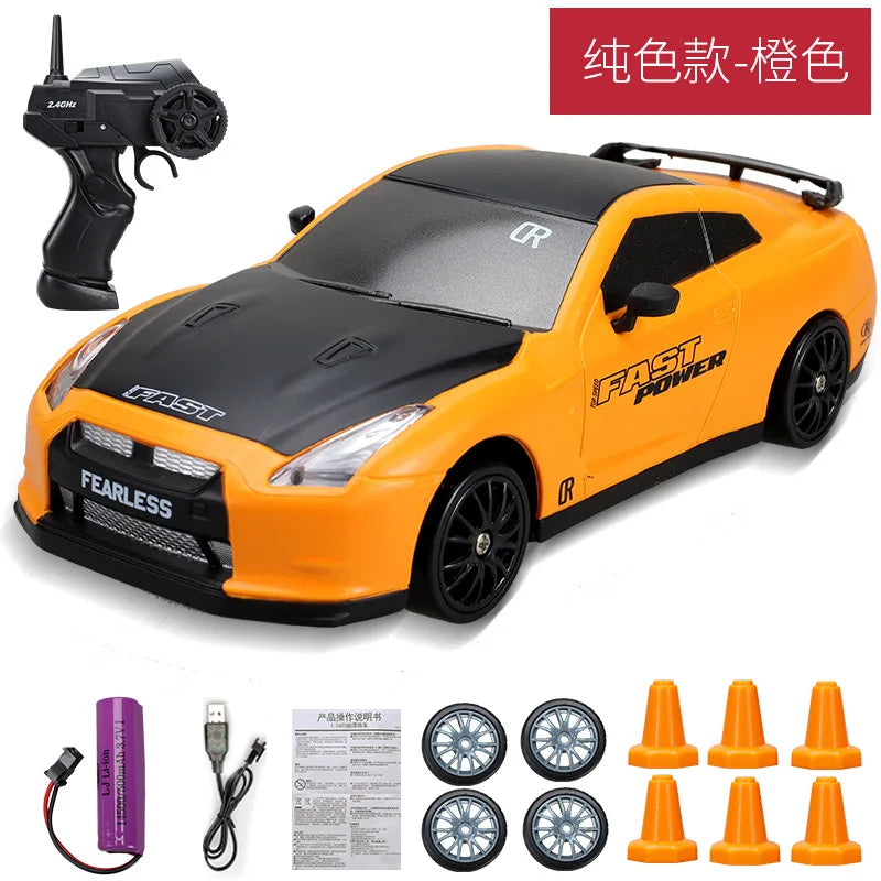Remote Control 2.4G High Speed Drift Rc Car 4WD AE86 Model GTR Vehicle Car RC Toy Racing Cars Toy for Children Birthday Gift