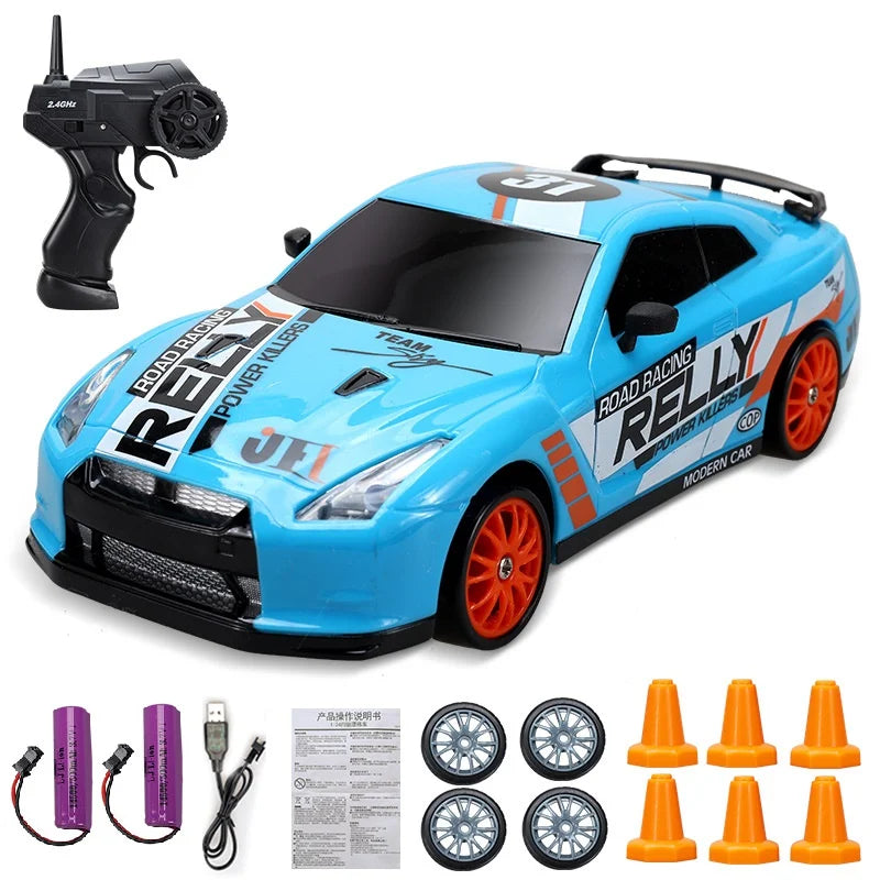 Remote Control 2.4G High Speed Drift Rc Car 4WD AE86 Model GTR Vehicle Car RC Toy Racing Cars Toy for Children Birthday Gift