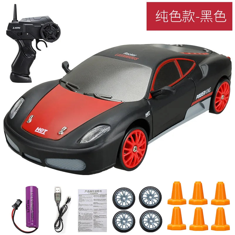 Remote Control 2.4G High Speed Drift Rc Car 4WD AE86 Model GTR Vehicle Car RC Toy Racing Cars Toy for Children Birthday Gift