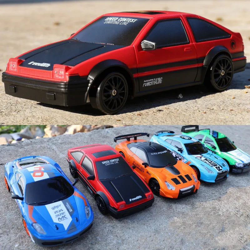 Remote Control 2.4G High Speed Drift Rc Car 4WD AE86 Model GTR Vehicle Car RC Toy Racing Cars Toy for Children Birthday Gift
