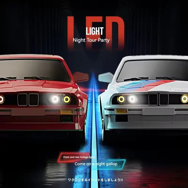 Rc Car 1:16 Retro E30 Sports Car Remote Control Car 4WD 30Km/H High Speed Drift Car 2.4G Cvt Rc Car Toy Boy ﻿Gift