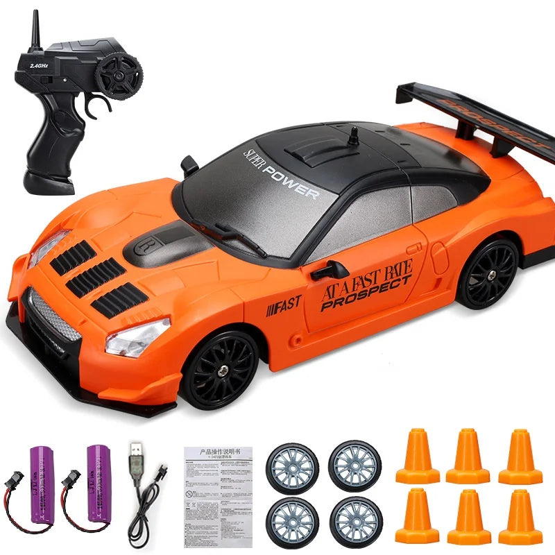 Remote Control 2.4G High Speed Drift Rc Car 4WD AE86 Model GTR Vehicle Car RC Toy Racing Cars Toy for Children Birthday Gift