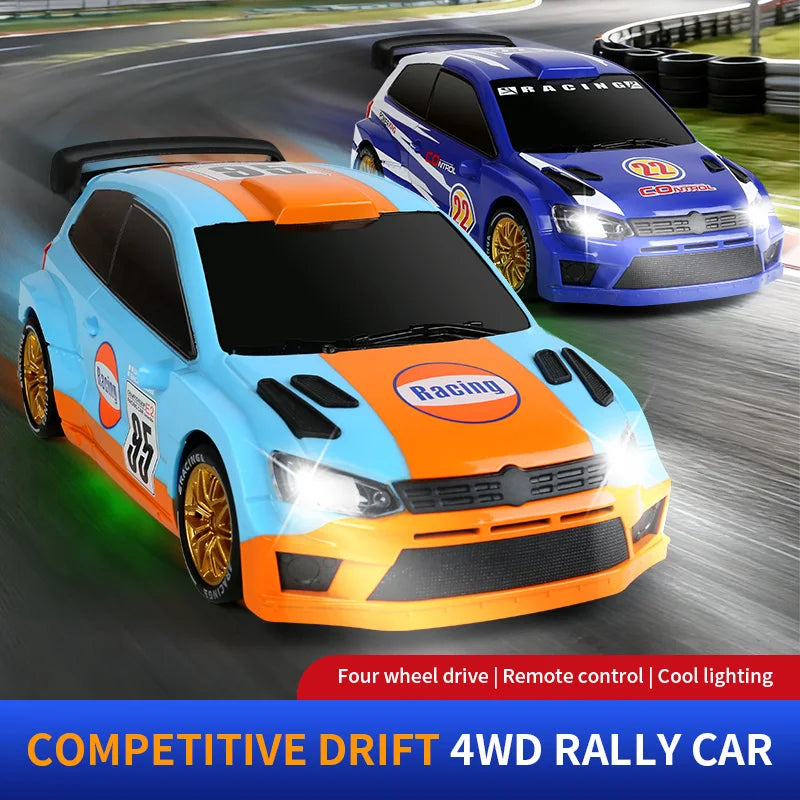 New JJRC Q233 Rc Car Mini 1/64 4Wd Drift Racing Cars with Lighting High Speed Remote Control Car Toys Children Birthday Gifts