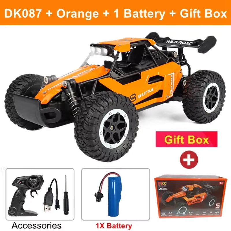 1:16 RC Car Remote Control Cars 2WD Radio Buggy Truck Drift Racing Climbing off Road Vehicle Outdoor Toy for Boy Kid Children